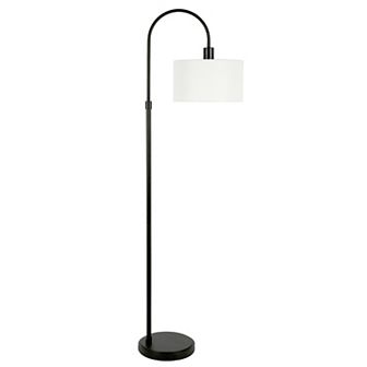 Finley & Sloane Veronica 70" Tall Arc Floor Lamp with Fabric Shade