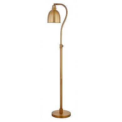 Finley & Sloane Vincent Adjustable Arc Floor Lamp with Metal Shade