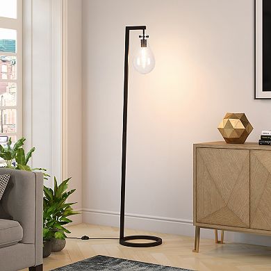 Finley & Sloane Weston 66" Tall Floor Lamp with Glass Shade