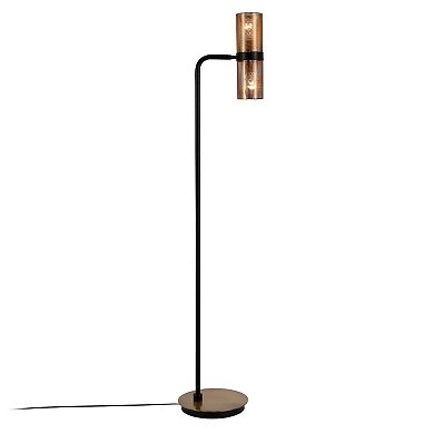 Finley & Sloane Zevon 62" Tall Floor Lamp with Metal Mesh Shade
