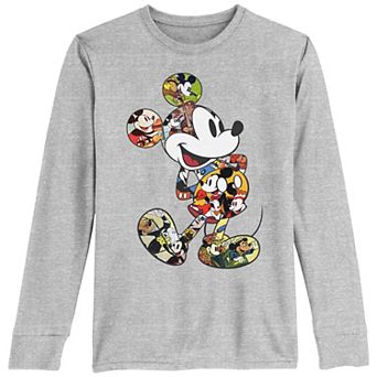 Disney's Mickey Mouse Vintage Cartoons Filled Boys 8-20 Graphic Tee