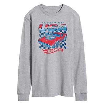 Men's Hot Wheels Racing In The USA Long Sleeve Graphic Tee