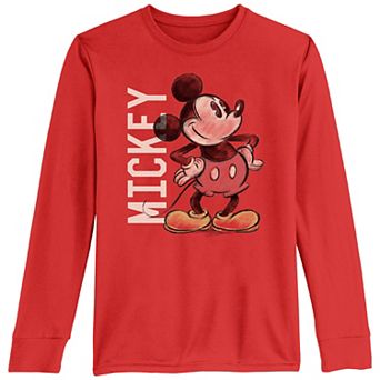 Disney's Mickey Mouse Charcoal Sketch Boys 8-20 Graphic Tee