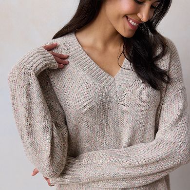 Women's LC Lauren Conrad V-Neck Tunic Sweater