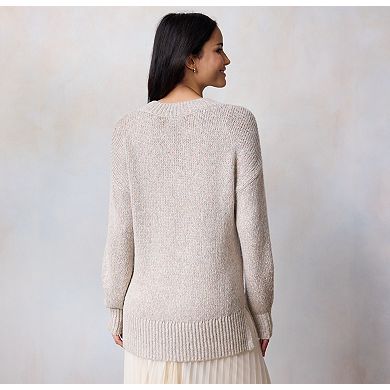 Women's LC Lauren Conrad V-Neck Tunic Sweater