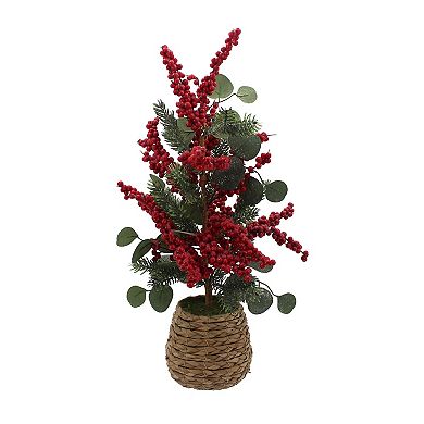 St. Nicholas Square® 26-Inch Berry & Greenery Artificial Christmas Tree