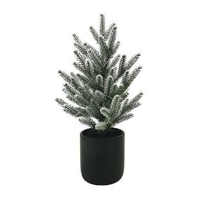 St. Nicholas Square® Warm Cozy Ceramic Vessel 20-Light LED Artificial Christmas Tree