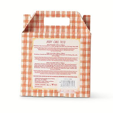 Body Lotion + Body Scrub + Body Wash Set