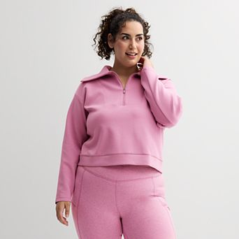 Plus Size Tek Gear® Half-Zip Ultra Comfort Sweater