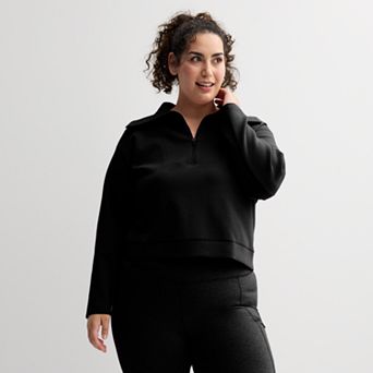 Plus Size Tek Gear® Half-Zip Ultra Comfort Sweater