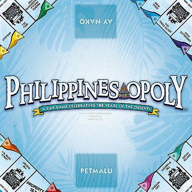 Late for the Sky Philippines-Opoly, Country Themed Family Board Game