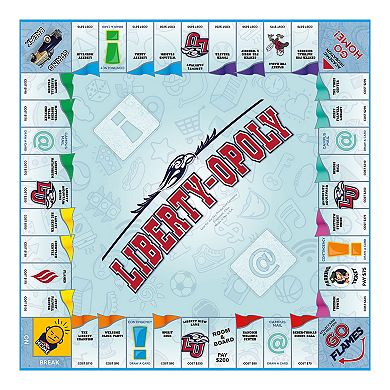 Late For The Sky Liberty-Opoly Liberty University Themed Family Board Game
