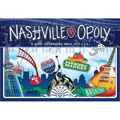 Late for the Sky Nashville-Opoly Board Game
