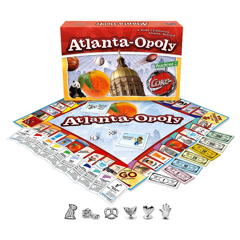 Late for the Sky Atlanta-Opoly Board Game, Multi