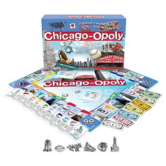 Late for the Sky Chicago-Opoly Board Game