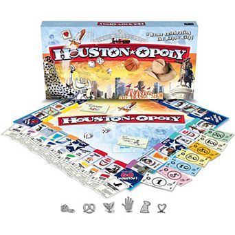 Late For The Sky Houston-Opoly Board Game