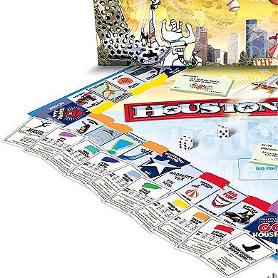Late For The Sky Houston-Opoly Board Game