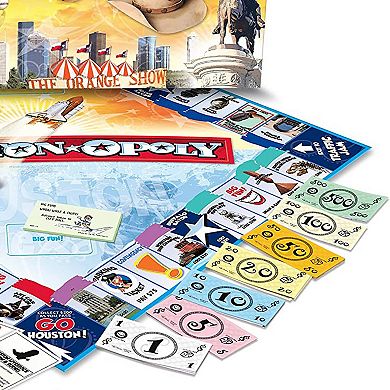 Late For The Sky Houston-Opoly Board Game