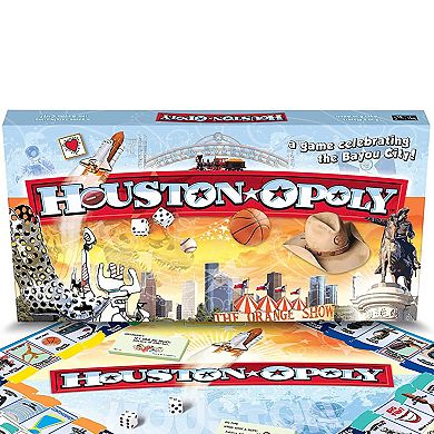 Late For The Sky Houston-Opoly Board Game