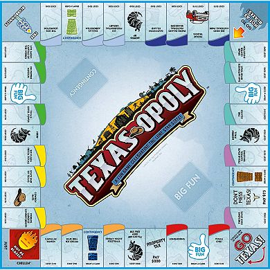 Late for the Sky Texas-Opoly Board Game