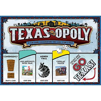 Late for the Sky Texas-Opoly Board Game
