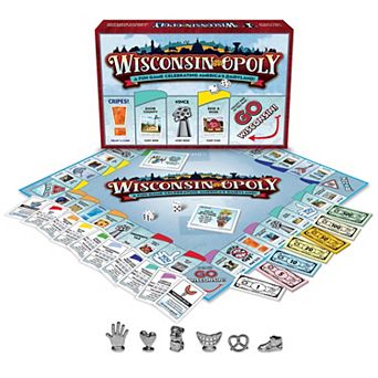 Late For The Sky Wisconsin-Opoly Board Game