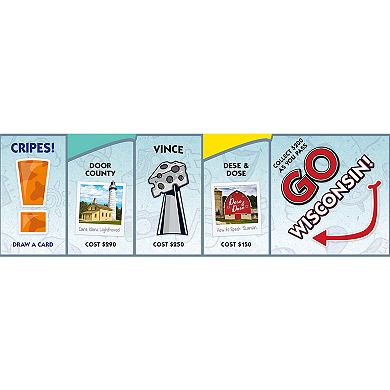 Late For The Sky Wisconsin-Opoly Board Game
