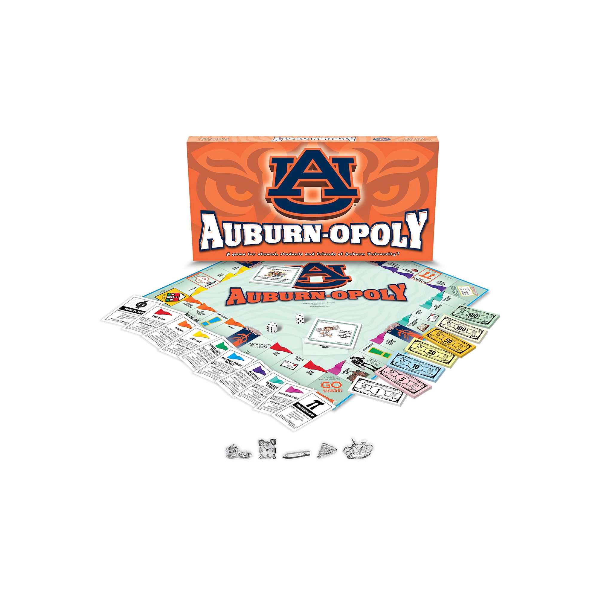 Late For The Sky Auburn-Opoly Board Game, Multi