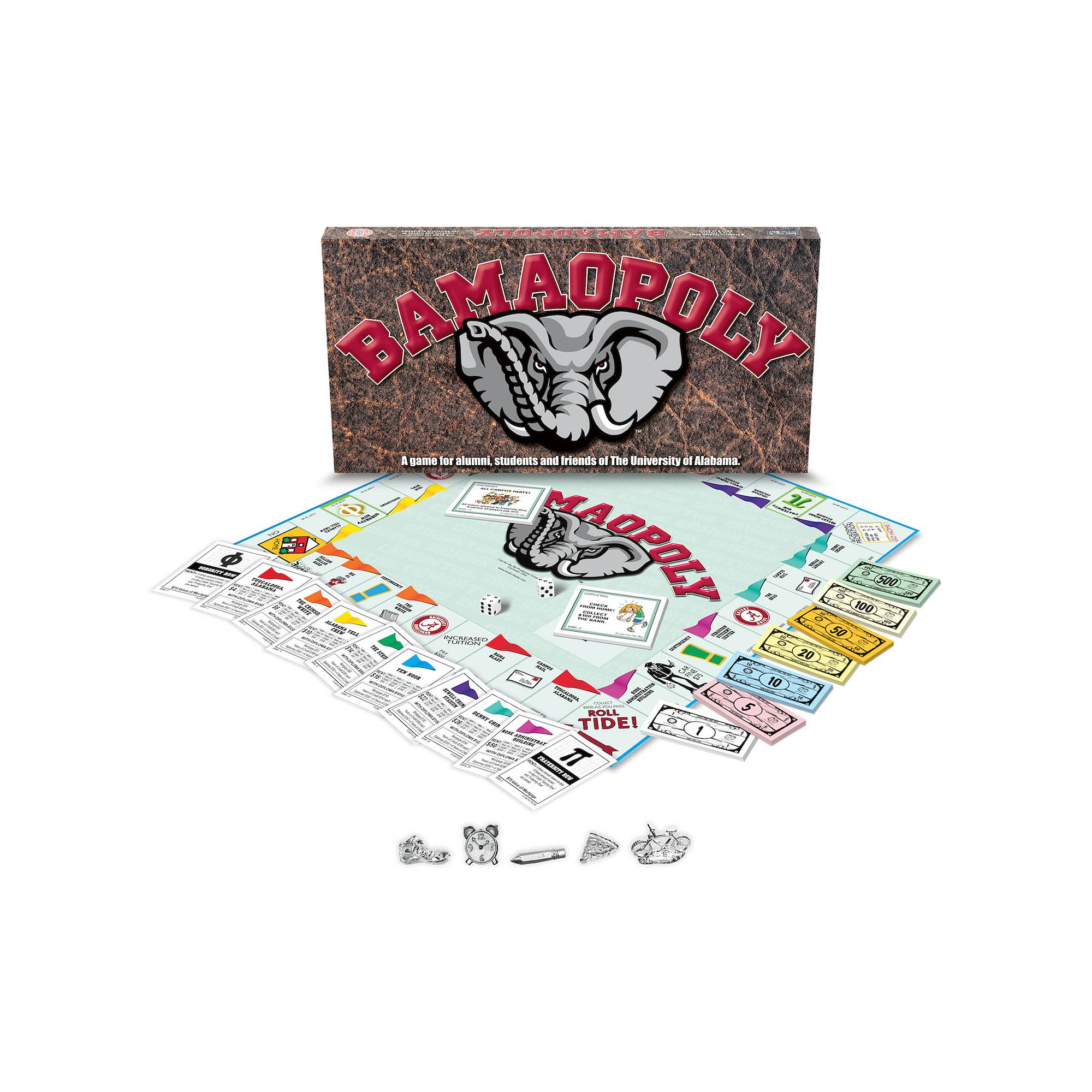 Late for the Sky University of Alabama Bama-Opoly Board Game, Multi