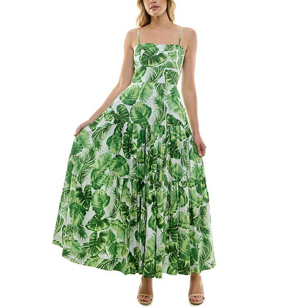 taylor dresses green floral Tanya Taylor | Gigi Dress | Pistachio Multi Midi Dress main image 0