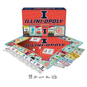 Late for the Sky Illin-Opoly Board Game