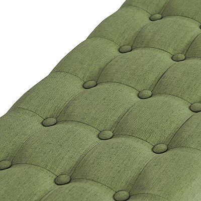 HomePop Modern Tufted Storage Bench HomePop Modern Tufted Storage Bench
