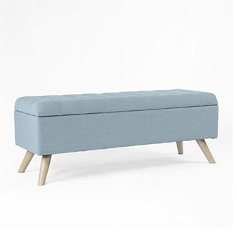 HomePop Modern Tufted Storage Bench