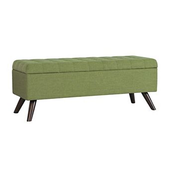 HomePop Modern Tufted Storage Bench