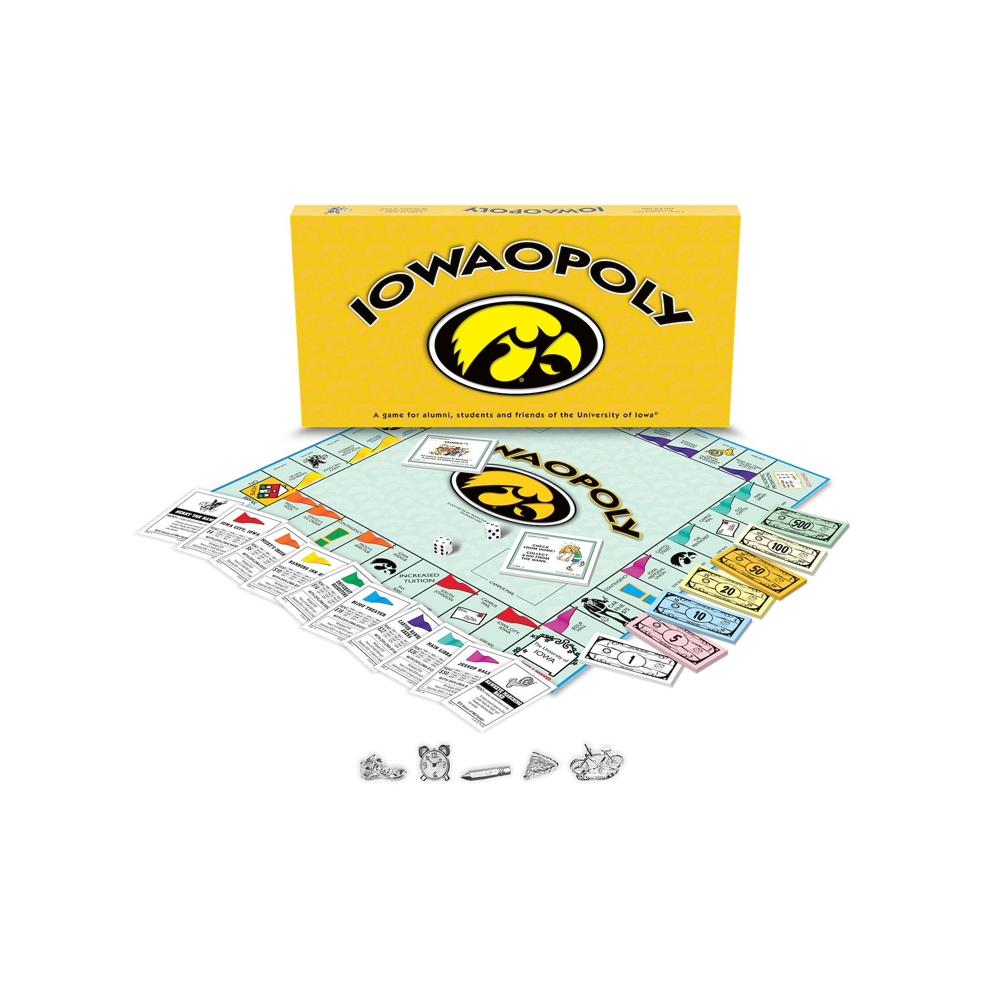 Late For The Sky Iowa-Opoly Board Game, Multi