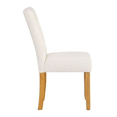HomePop Tufted Back Dining Chair 2-Piece Set