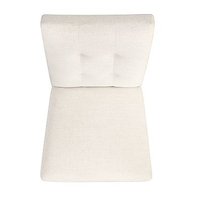 HomePop Tufted Back Dining Chair 2-Piece Set