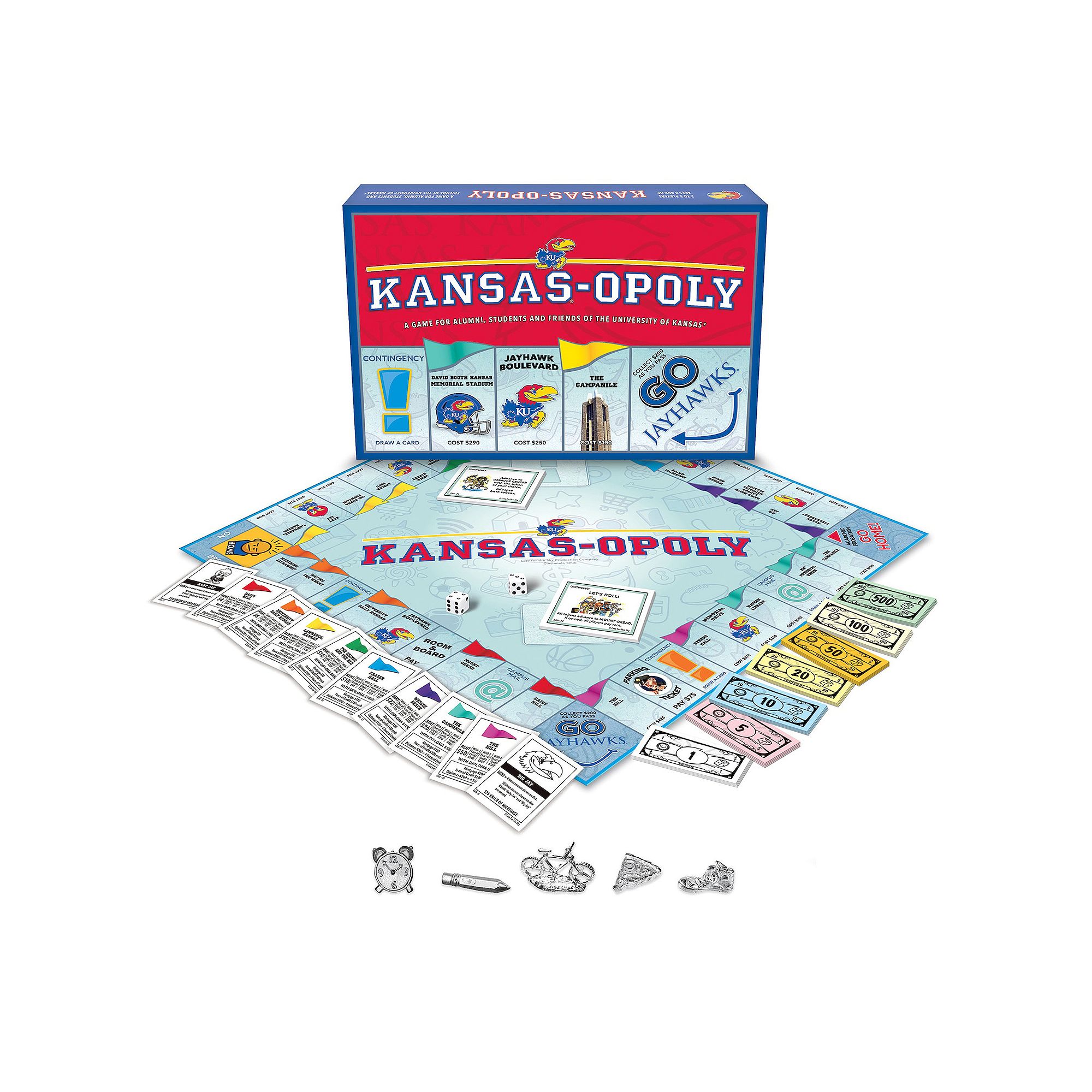Late for the Sky Kamas-Opoly Board Game, Multi