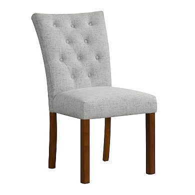 HomePop Tufted Back Parsons Dining Chair 2-Piece Set