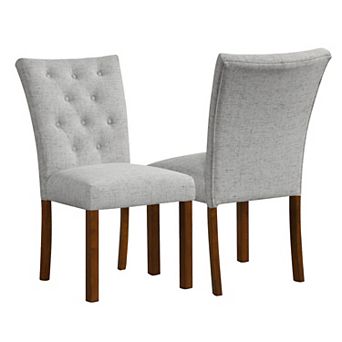 HomePop Tufted Back Parsons Dining Chair 2 pc Set