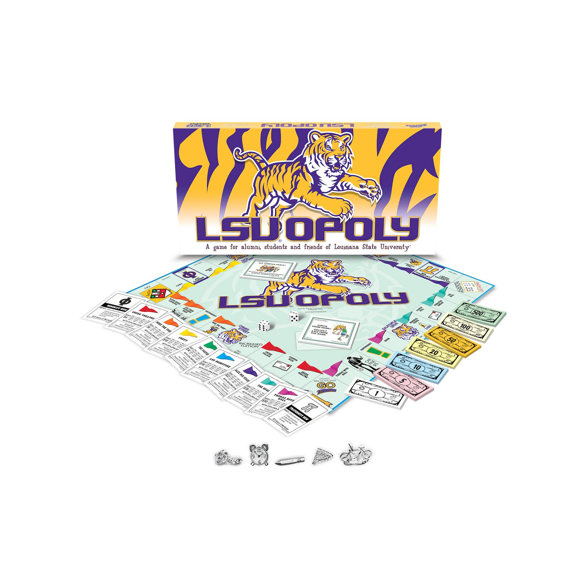 Late For The Sky LSU-Opoly Board Game, Multi