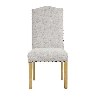 HomePop Curved Top Parson Dining Chair 2-Piece Set