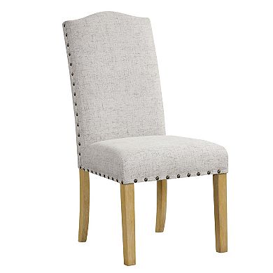 HomePop Curved Top Parson Dining Chair 2-Piece Set