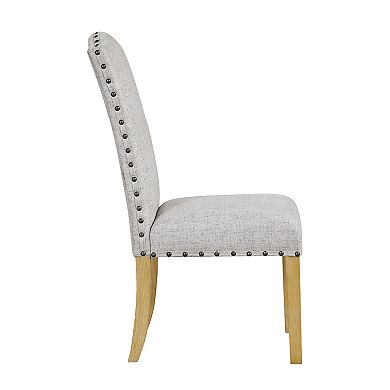 HomePop Curved Top Parson Dining Chair 2-Piece Set