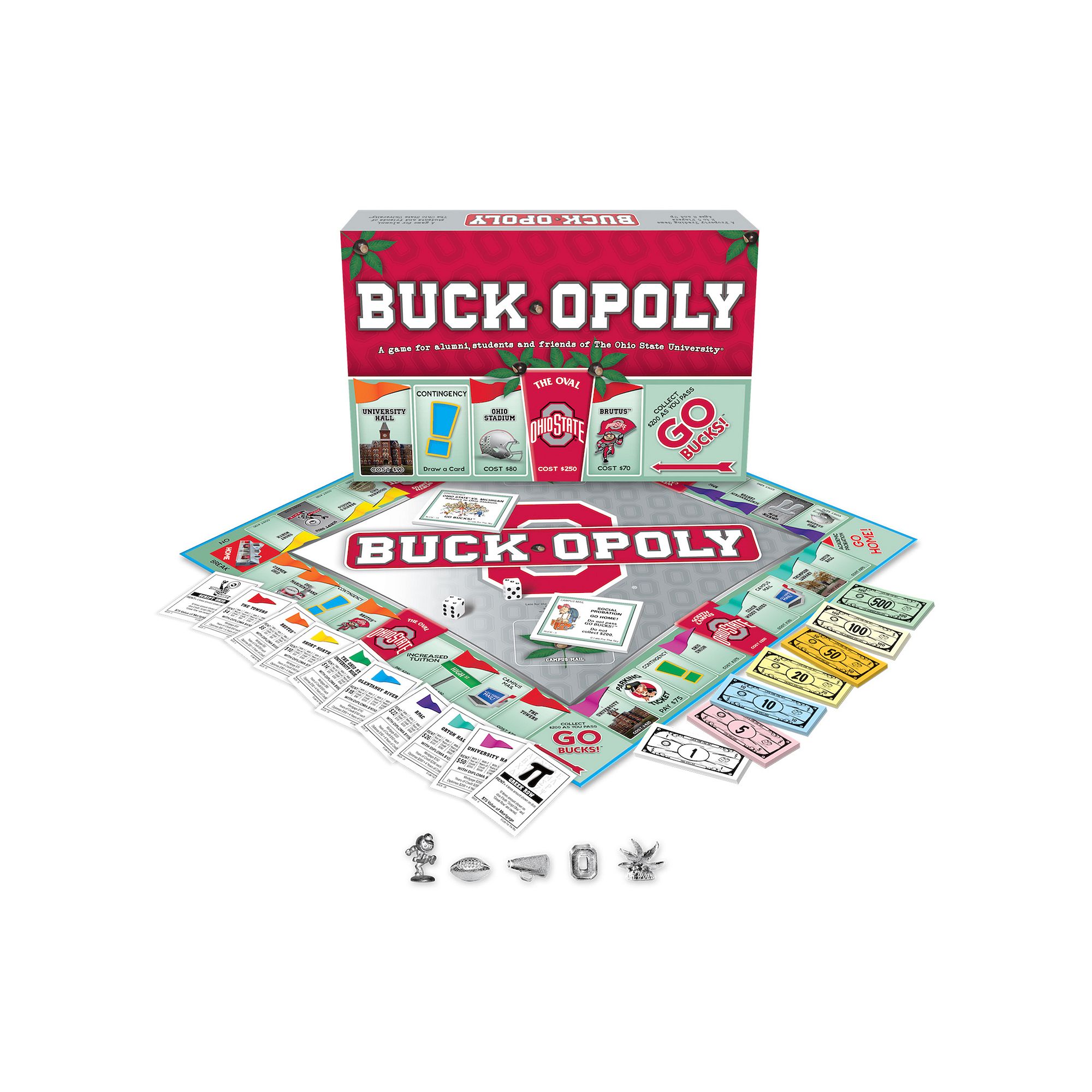 Late for the Sky Buck-Opoly Board Game, Multi