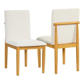 HomePop Textured Woven Dining Chair 2 pc Set