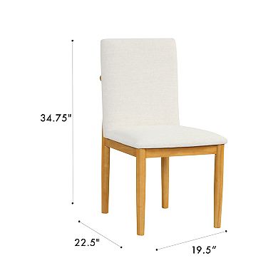 HomePop Textured Woven Dining Chair 2-pc. Set