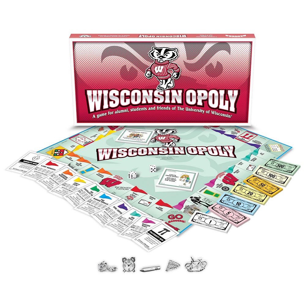 Late for the Sky Wisconsin-Opoly Board Game