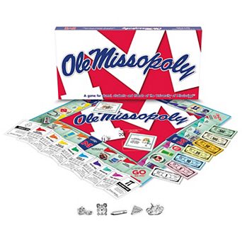 Late for the Sky Ole Miss-Opoly Board Game