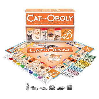 Late for the Sky Cat-Opoly Board Game